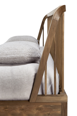 Ethnicraft bed Spindle reclaimed teak 180x200 cm