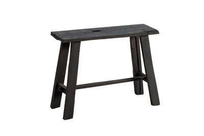 Oud teakhout bankje 60 cm