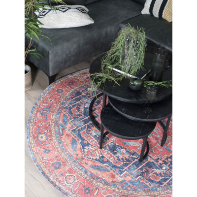 Salontafel Noor - Set van 3 - Zwart/Zwart