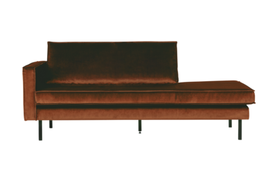 Rodeo daybed velvet roest