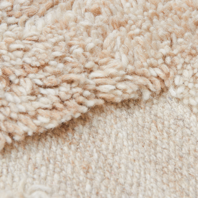 Tufted rug limestone