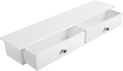 Wandplank zwevend met 2 lades