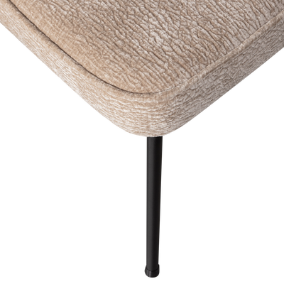 Vogue eetkamerstoel structure velvet brass
