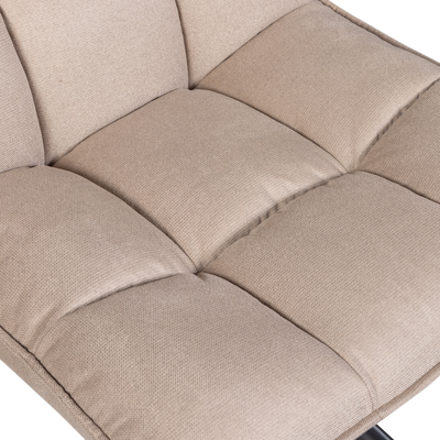 Jouke draaifauteuil zand [fsc]
