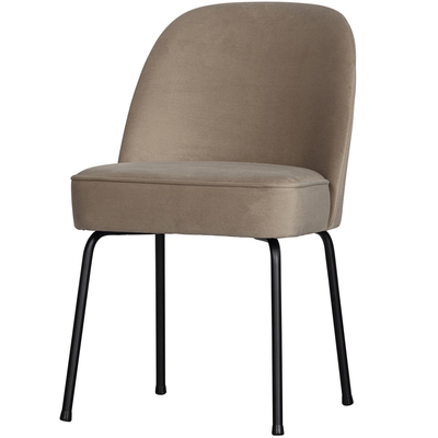 Vogue eetkamerstoel structure velvet brass