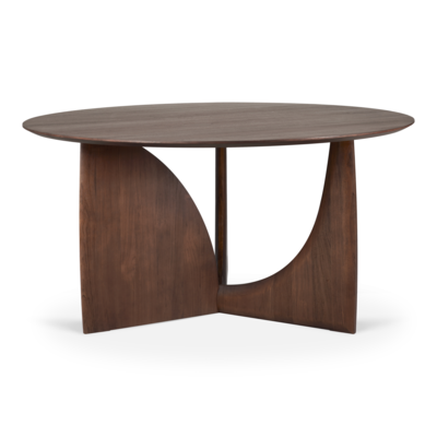 Ethnicraft - Geometric eettafel rond - teak