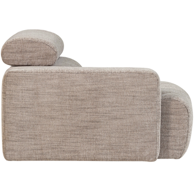 Novi 1-zits element arm links boucle karamelbruin