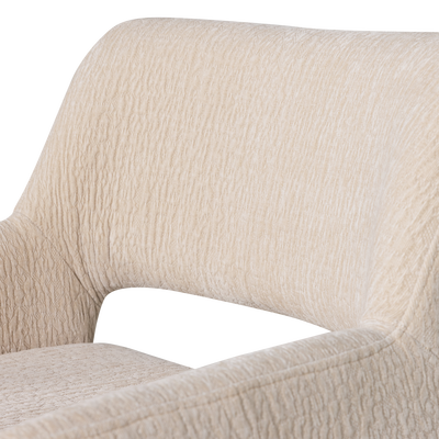 Bigfoot eetkamerstoel chenille taupe [fsc]