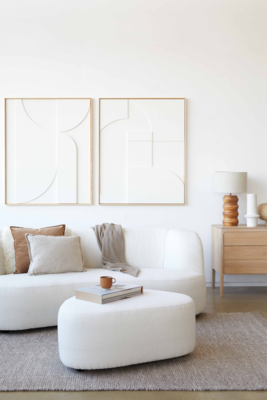 Loods 5 Design 3,5-zitsbank Curvy rechts