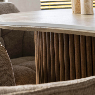 Eettafel Organisch Limestone