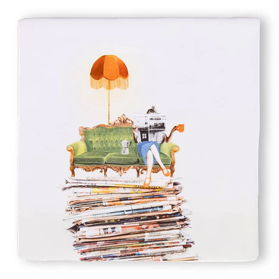 StoryTiles Wandtegel Taking my time 