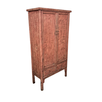 kast 2 deur 2 la roze/rood uniek