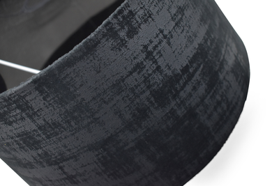 Lampenkap Ontario velours zwart