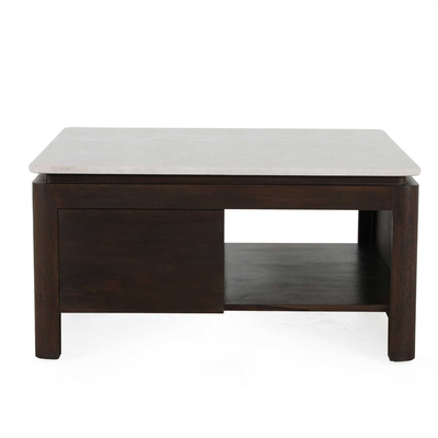 Salontafel Rondo Vierkant Bruin