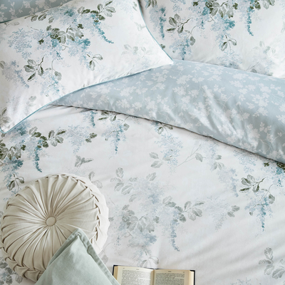 bedtextiel laura ashley mirabelle pale seaspray