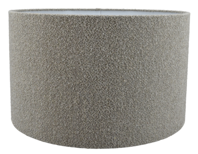 Lampenkap rond Bouclé beige