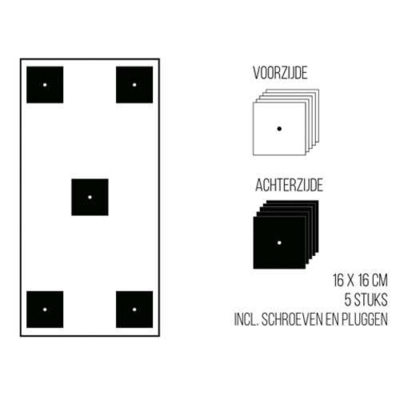 Magneetbord mat – krijtbord groengrijs