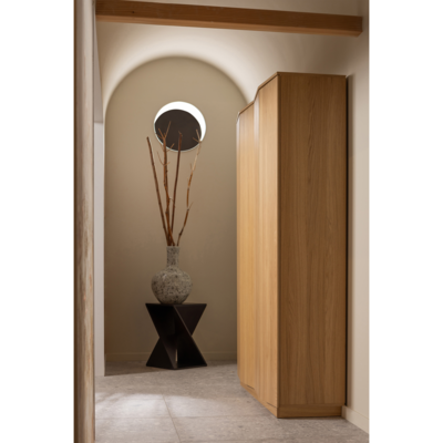 Hoge Kast Zuma - Eiken - Transparant