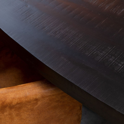 Ovale Tafel Maas Zwart