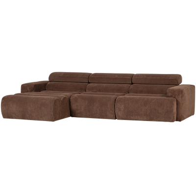 Novi chaise longue bank links oranje melange