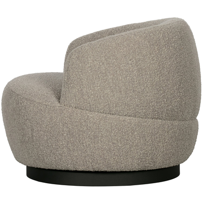 Woolly draaifauteuil boucle naturel melange