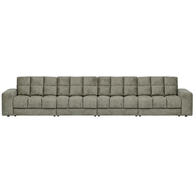 Second date 4-zits bank velvet goudgeel