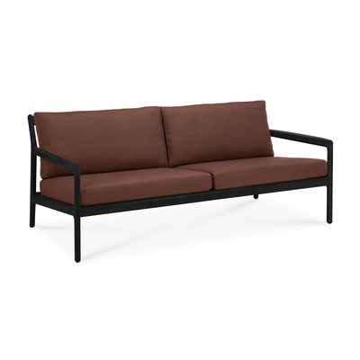 Ethnicraft - Outdoor - Teak Jack sofa 180cm - zwart