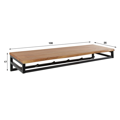 Kapstok Ideal Hoedenplank