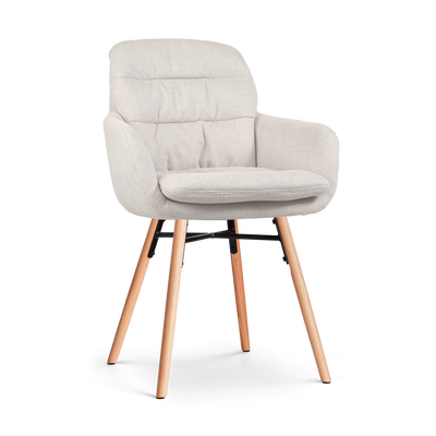 Nena-mia beige - houten onderstel