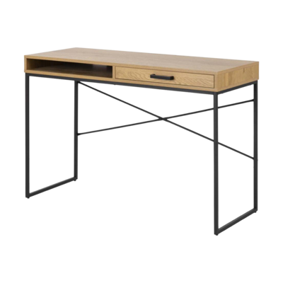 Houten bureau Vic - met opbergvak