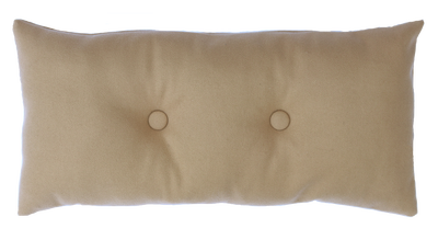 Kussen wol camel 2 knoop