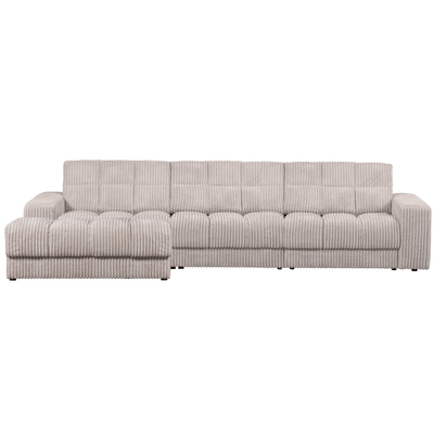 Second date chaise longue links velvet antraciet