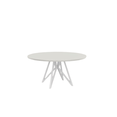 Studio HENK tafel Butterfly Rond Quadpod - wit frame, HPL Fenix bianco kos