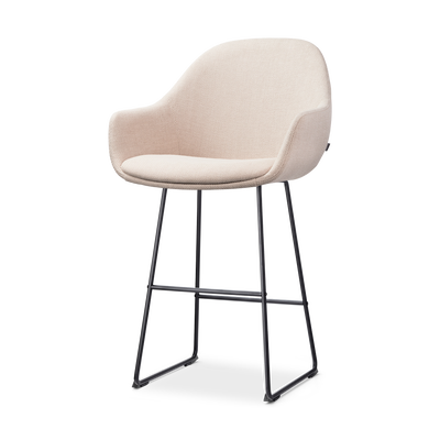 Barkruk Nino-Mae zwart onderstel - 65 cm