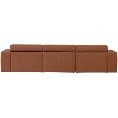 Novi chaise longue bank links oranje melange