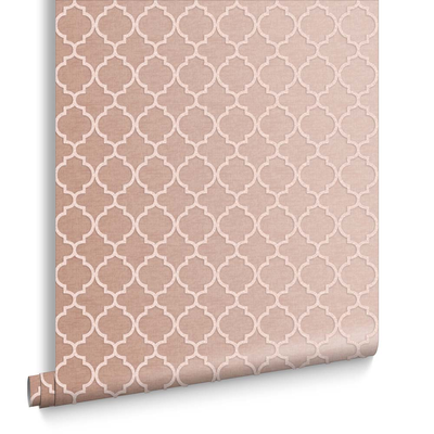 Graham &amp; Brown  vliesbehang  Trelliage Bead Rose Gold