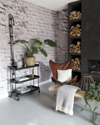 CUSHION 3D WEAVE 45x45CM