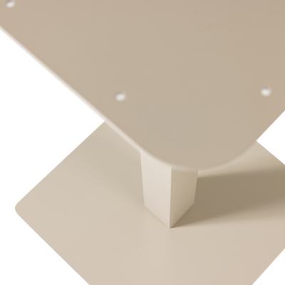 Bistro vierkante bartafel poot metaal dakargrau 105x50x50 cm