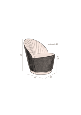 Dutchbone fauteuil Madison