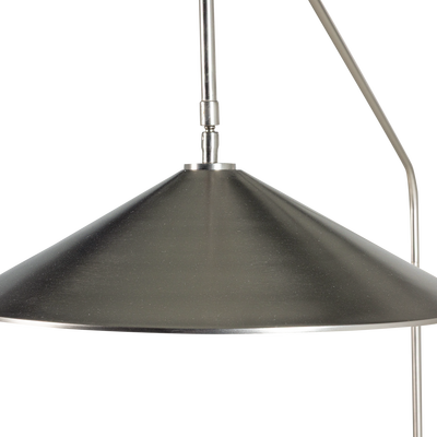 Korn vloerlamp metaal chroom