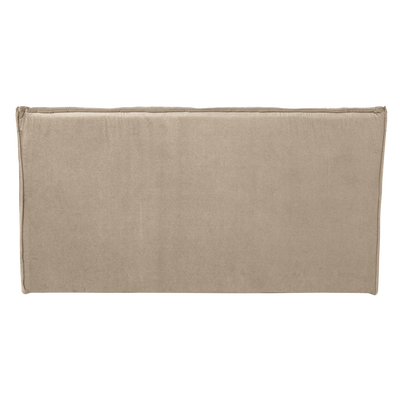 Cluster eetbankje met rugleuning boucle khaki bruin