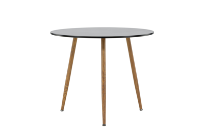 Hakaro Eetkamertafel - ø90 cm - Zwart