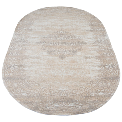 Vloerkleed Adel Medaillon beige 26001 - Ovaal