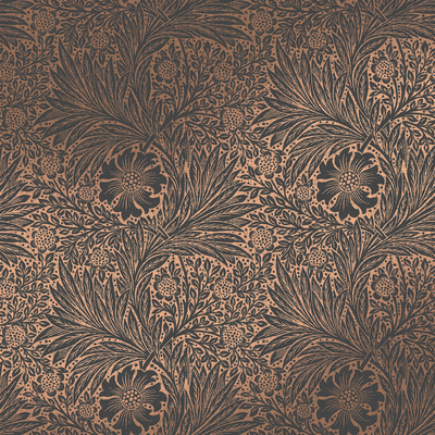 vliesbehang william morris at home marigold fibrous charcoal