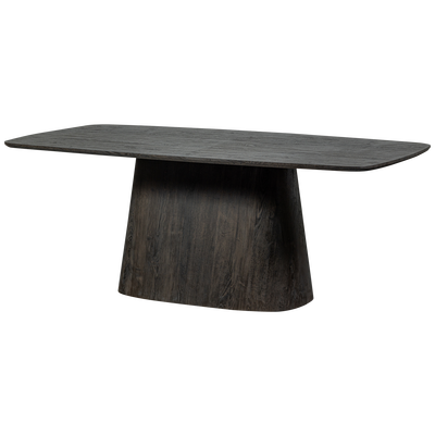 Leah eettafel mdf donkerbruin 200x105 cm