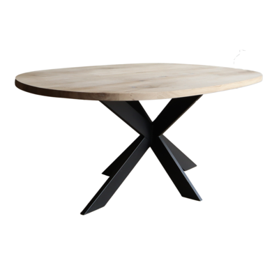 Old Inn wonen eettafel ovaal eiken met Spinpoot Smal