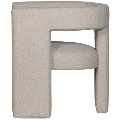 Tiwa fauteuil boucle beige