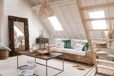 Spiegel Syma gerecycled hout