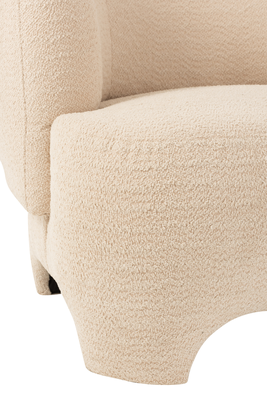 Stoel Poppy Bouclé Beige