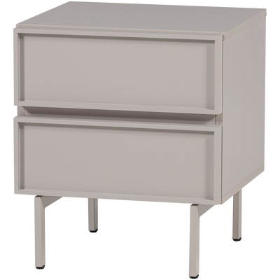 Tours ladekast/nachtkastje 2 lades melamine/mdf naturel